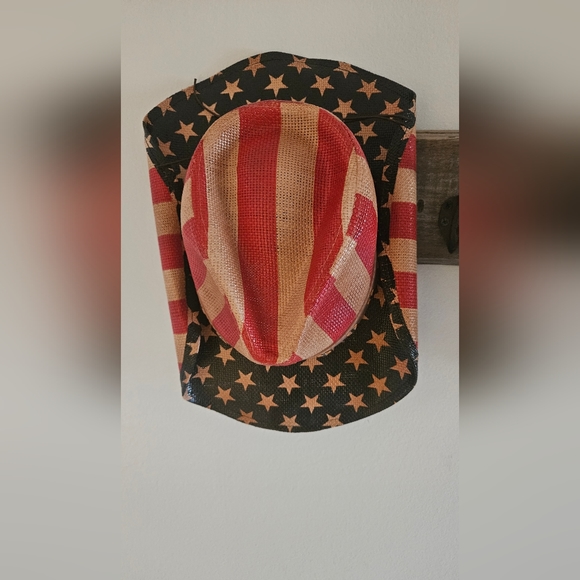 American Flag Cowboy Hat Goldcoast Sunwear - Picture 2 of 6